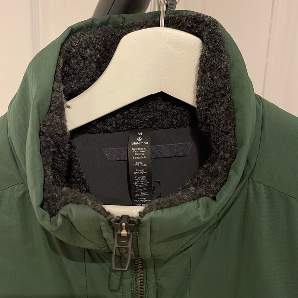 Lululemon Requisition Bomber 🌲🖤 Envy Green / Heathered Black - Picture 10 of 15